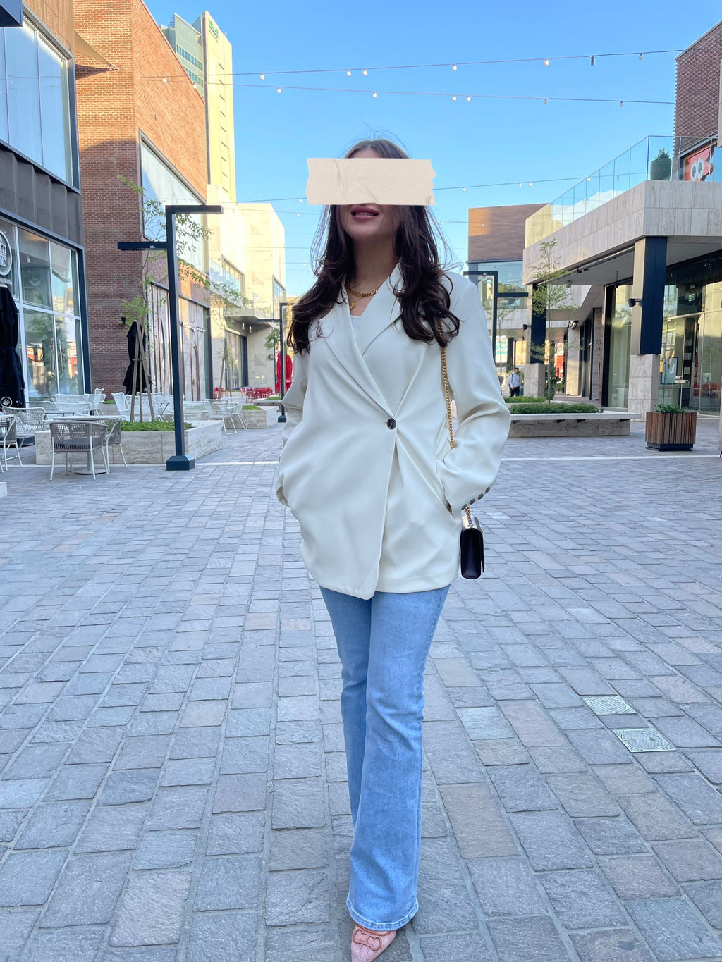 Cream Blazer
