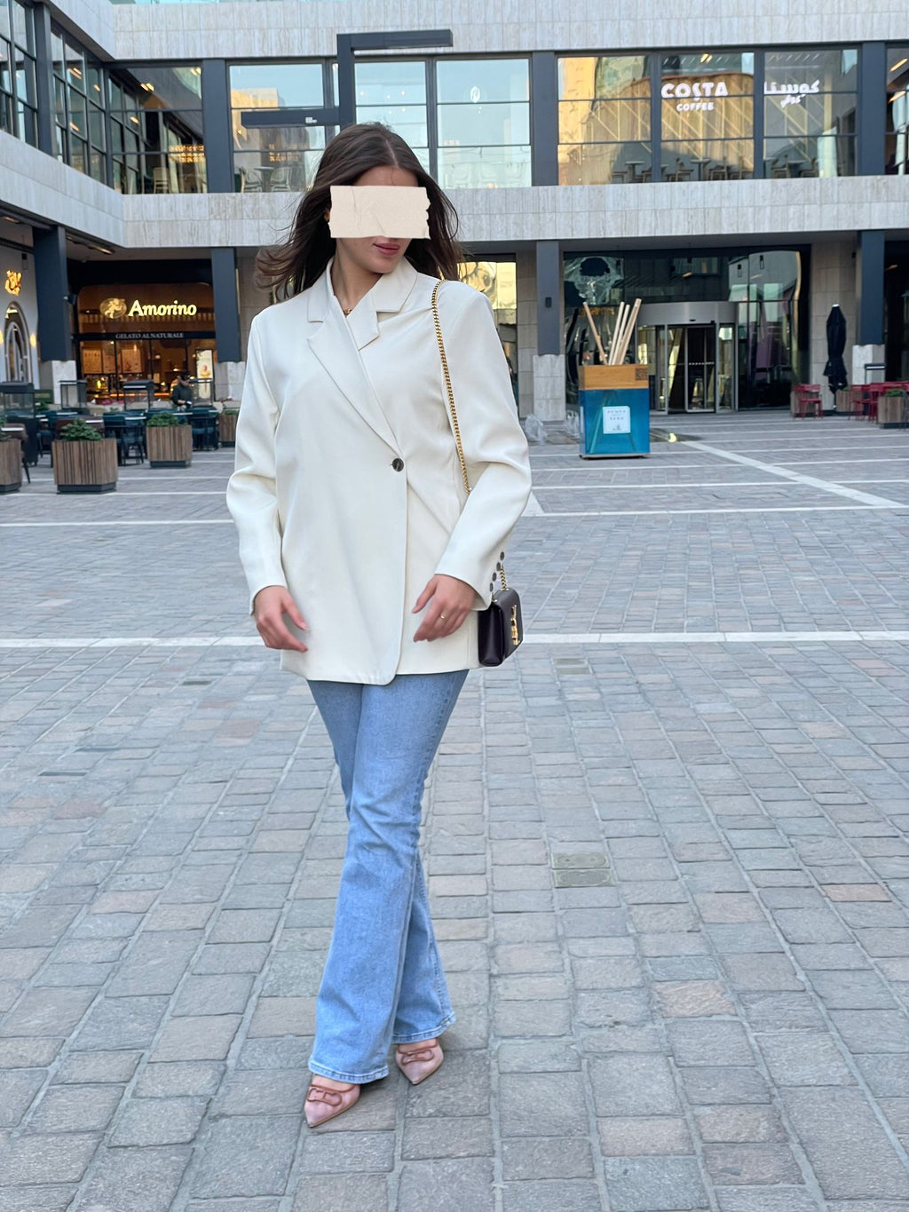 Cream Blazer